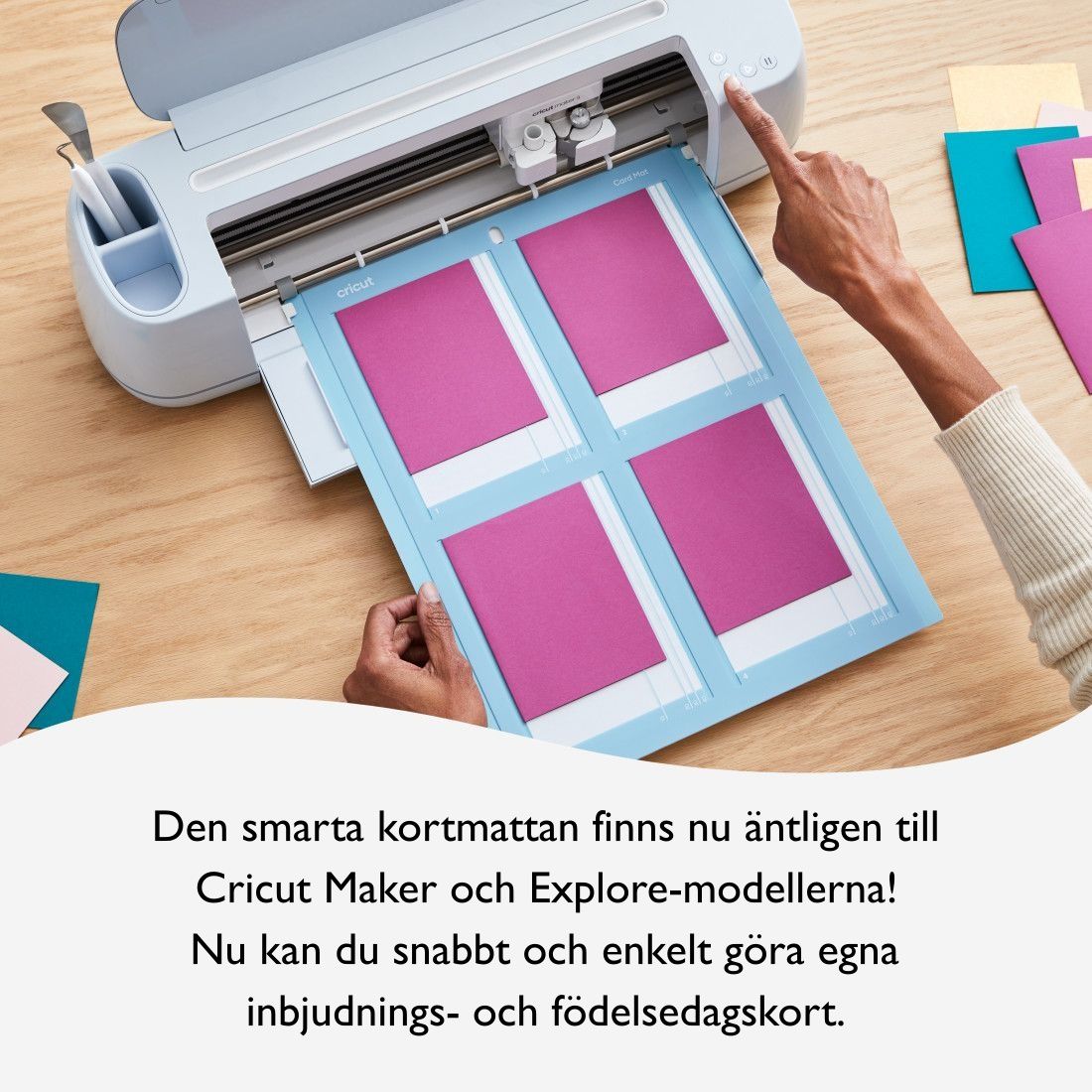 Cricut Card Mat 2x2 exempel