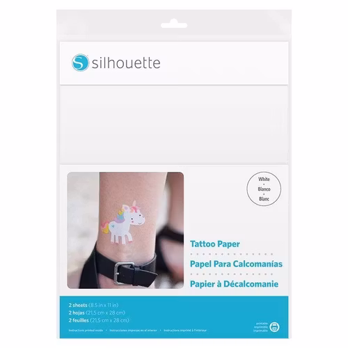 Silhouette temporära tatueringar