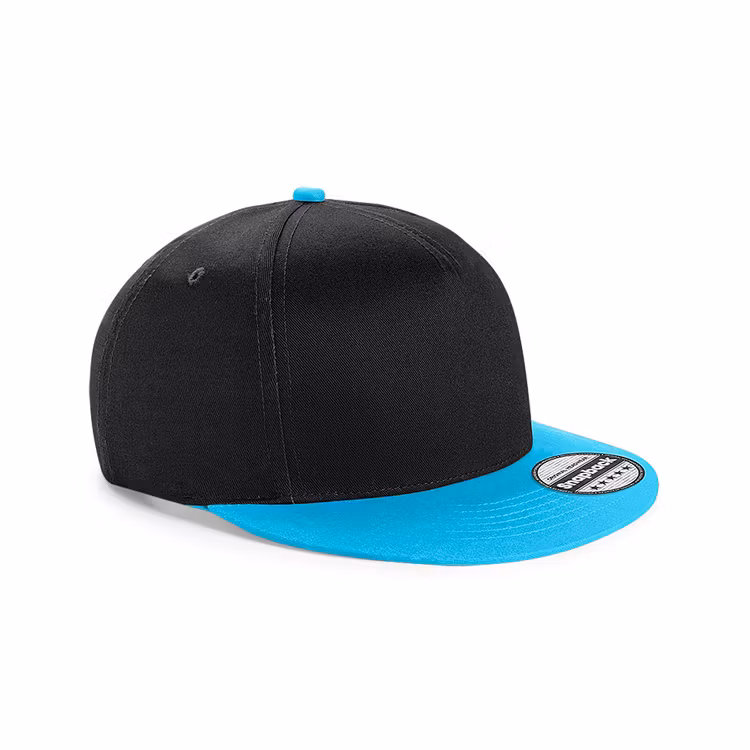 Snapback juniorkeps svart-aqua