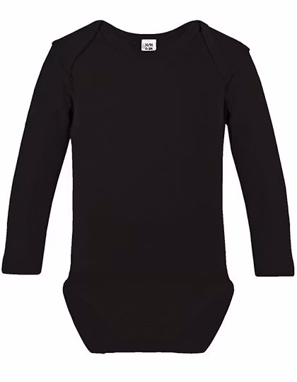 Body långärmad, svart