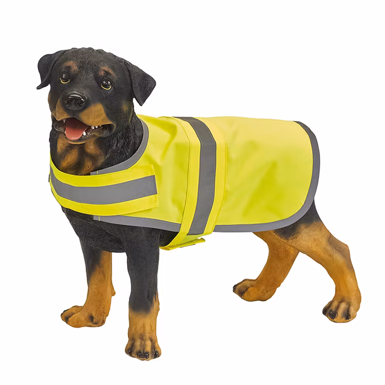 Reflexväst hund, varselgul