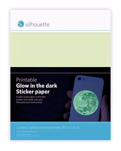 Silhouette Sticker Glow in the dark