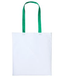 Tygkasse färgade handtag