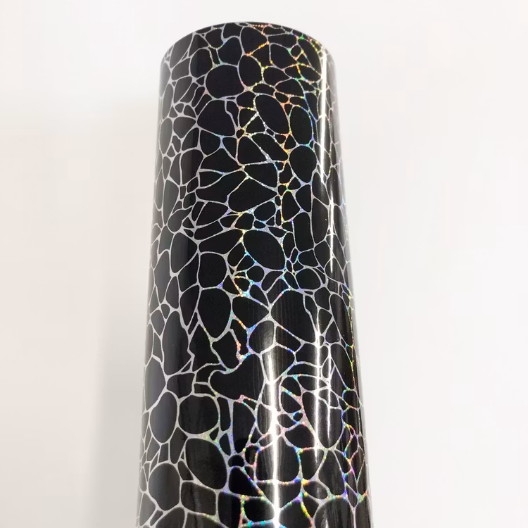 Mönstrat, 30x50 Cracked Svart