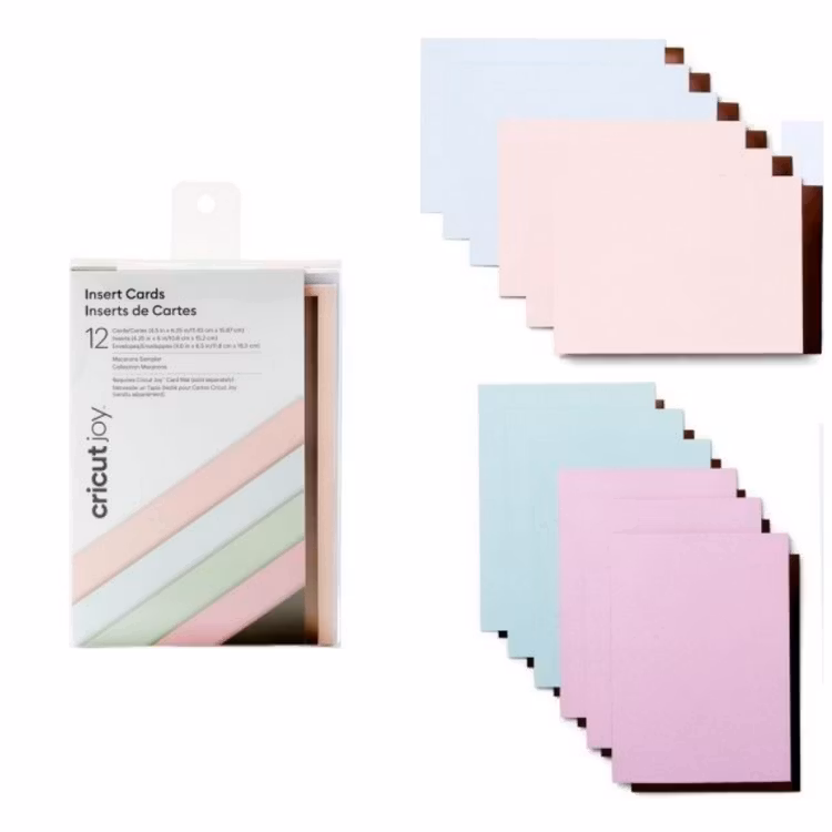 Cricut Joy Insert Card XL, Macaroons (12-pack)