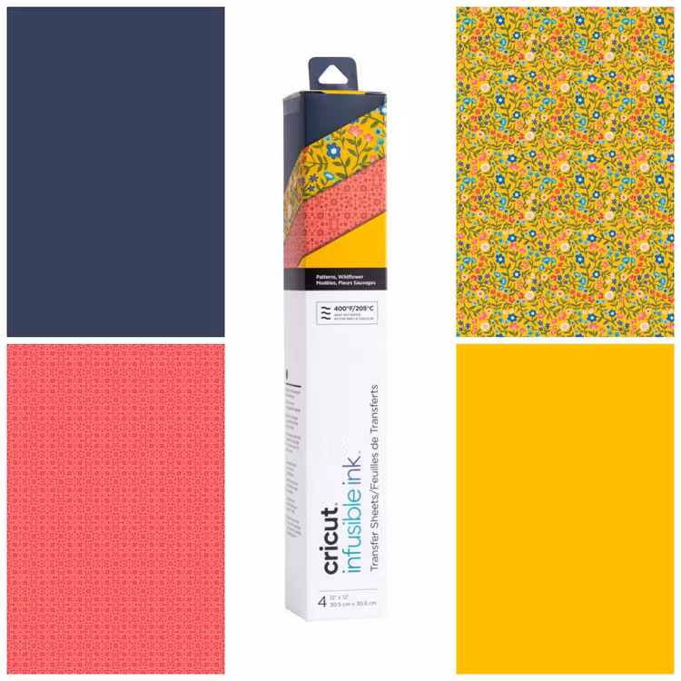 Infusible Ink Transfer Sheet 4-pack, Wildflower