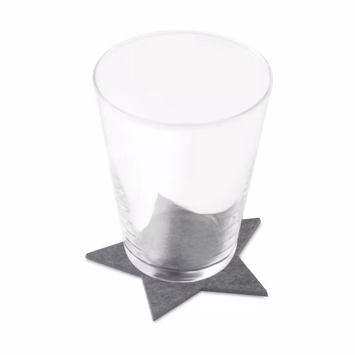 Glasunderlägg filt 4-pack