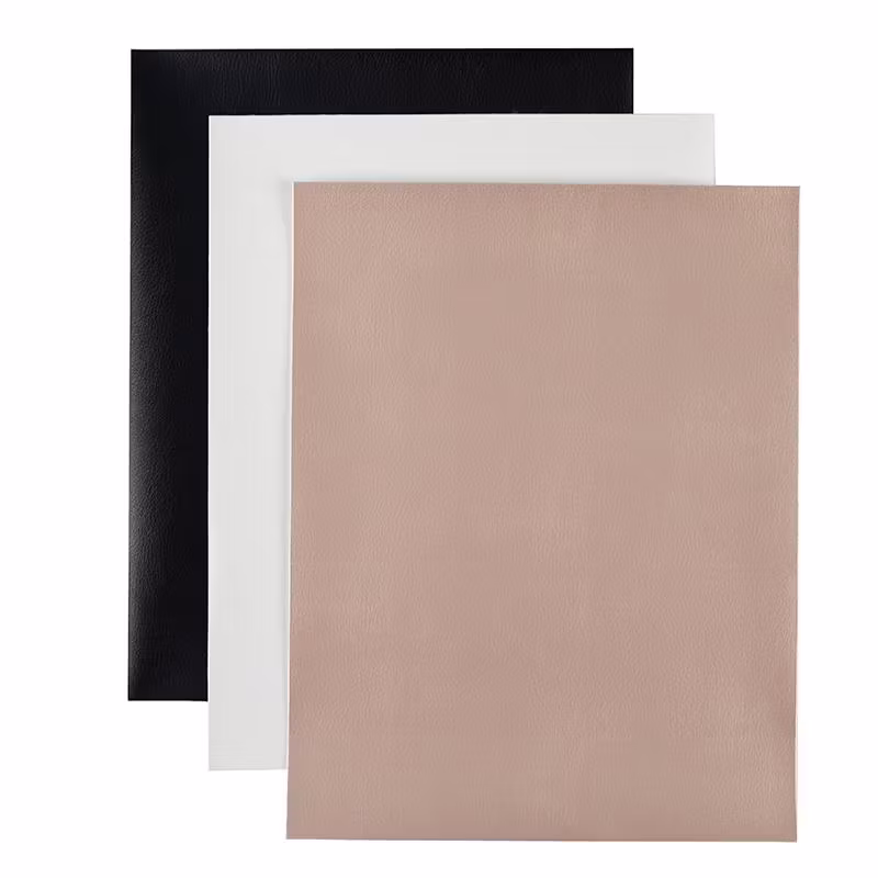 Silhouette Leatherette Sheets, svart, cream och champagne
