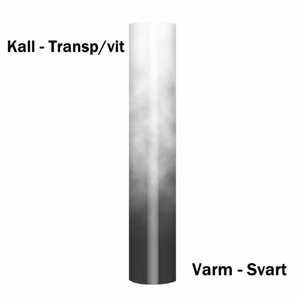 HOT Vit transparent - Svart