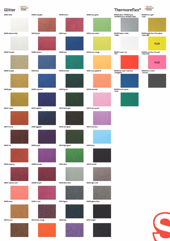 Siser Färg- och materialguide