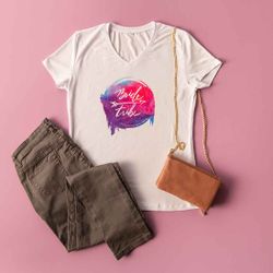 V-neck Womens T
