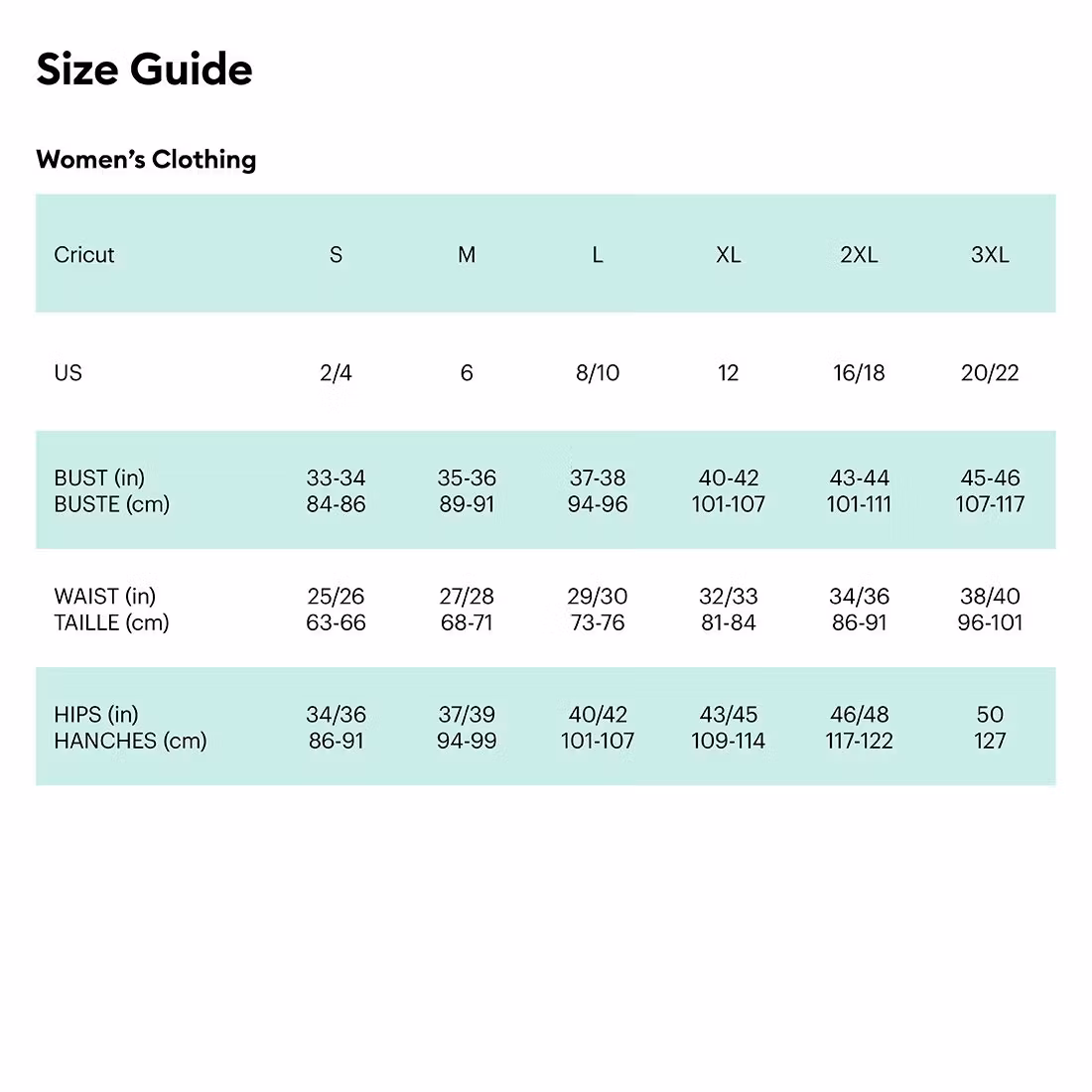 V-neck Womens T storleksguide