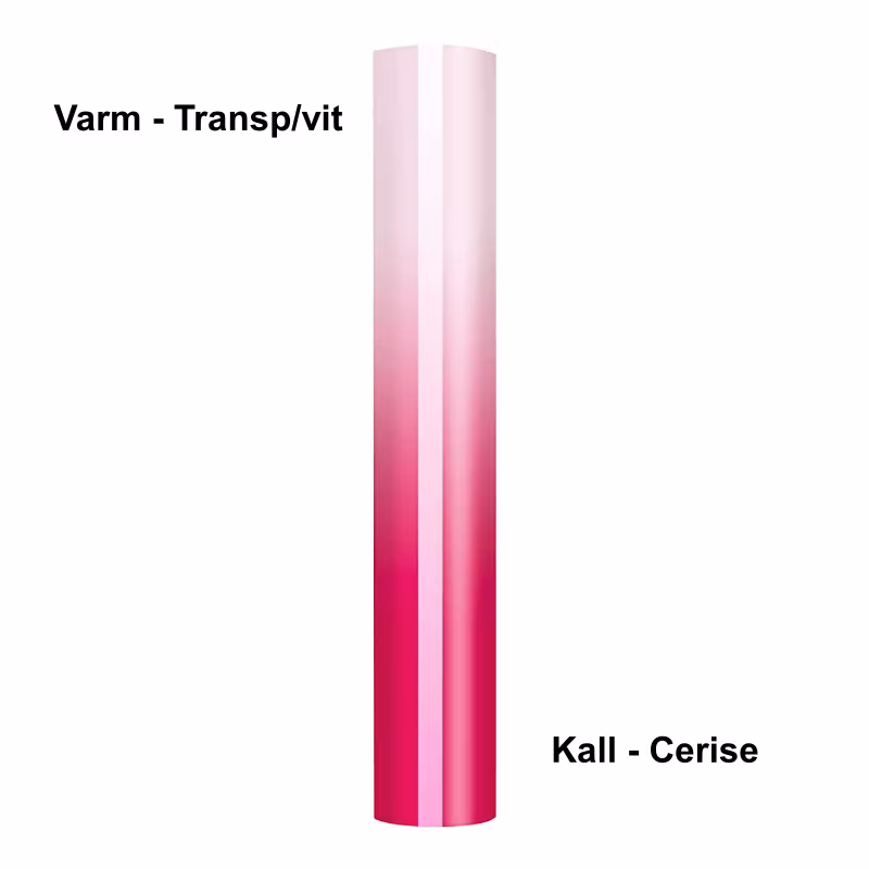 COOL Vit transparent - Cerise