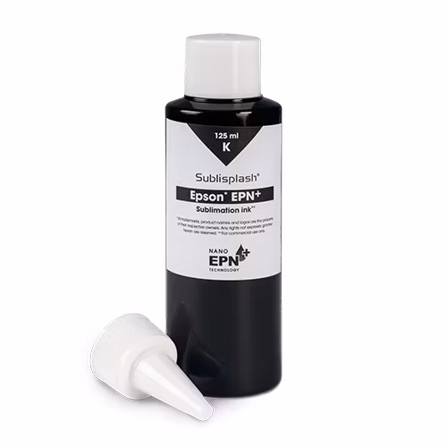 Sublisplash EPN+ sublimeringsbläck 125ml, Svart