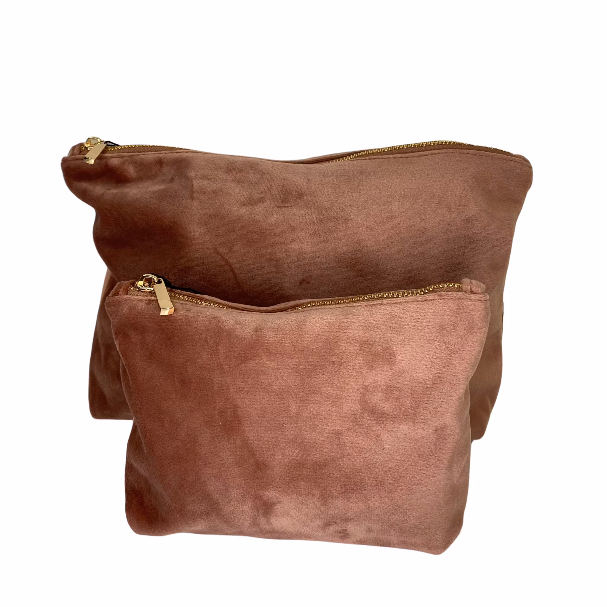 Sammetsnecessär 2-pack, Rose Quartz