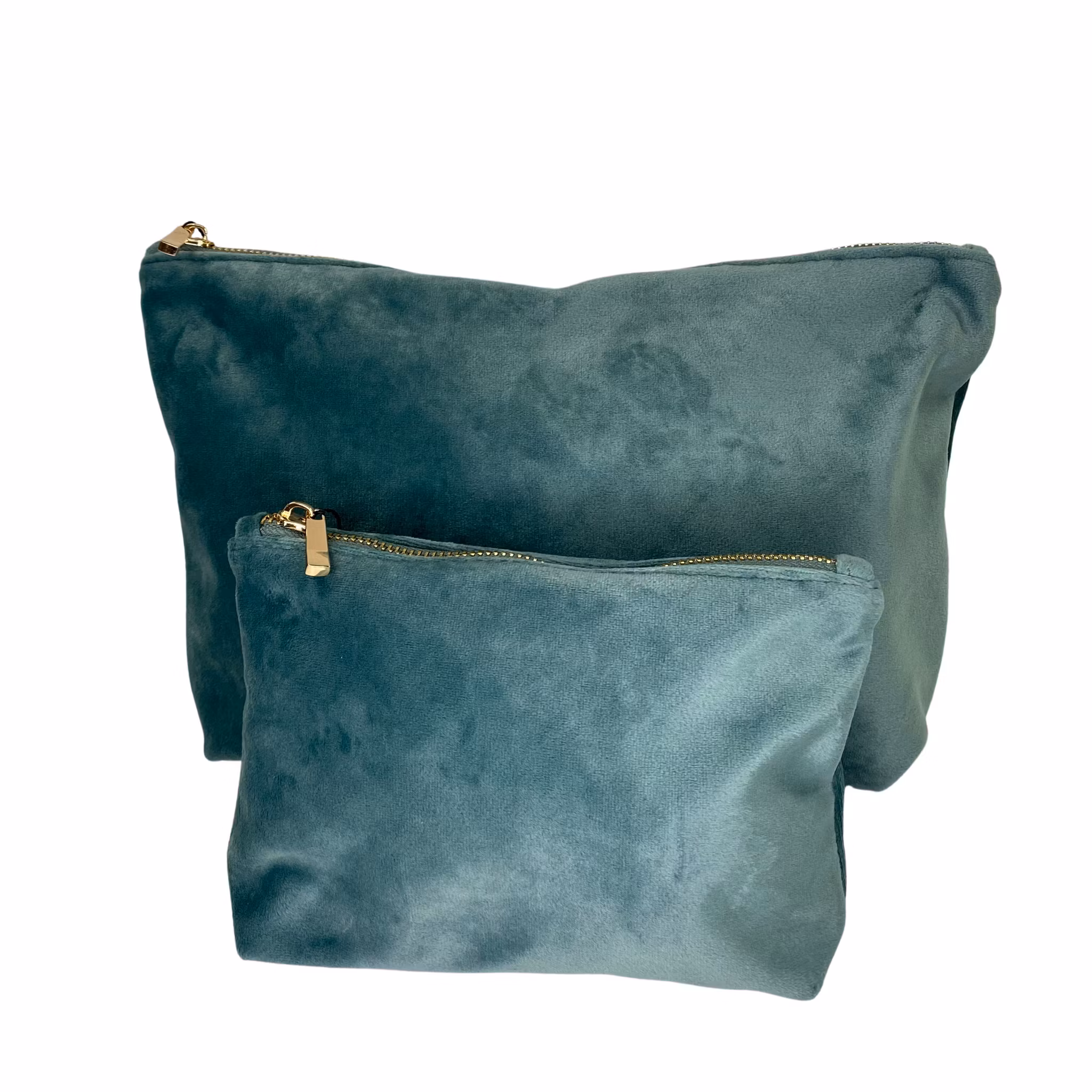 Sammetsnecessär 2-pack, Jade