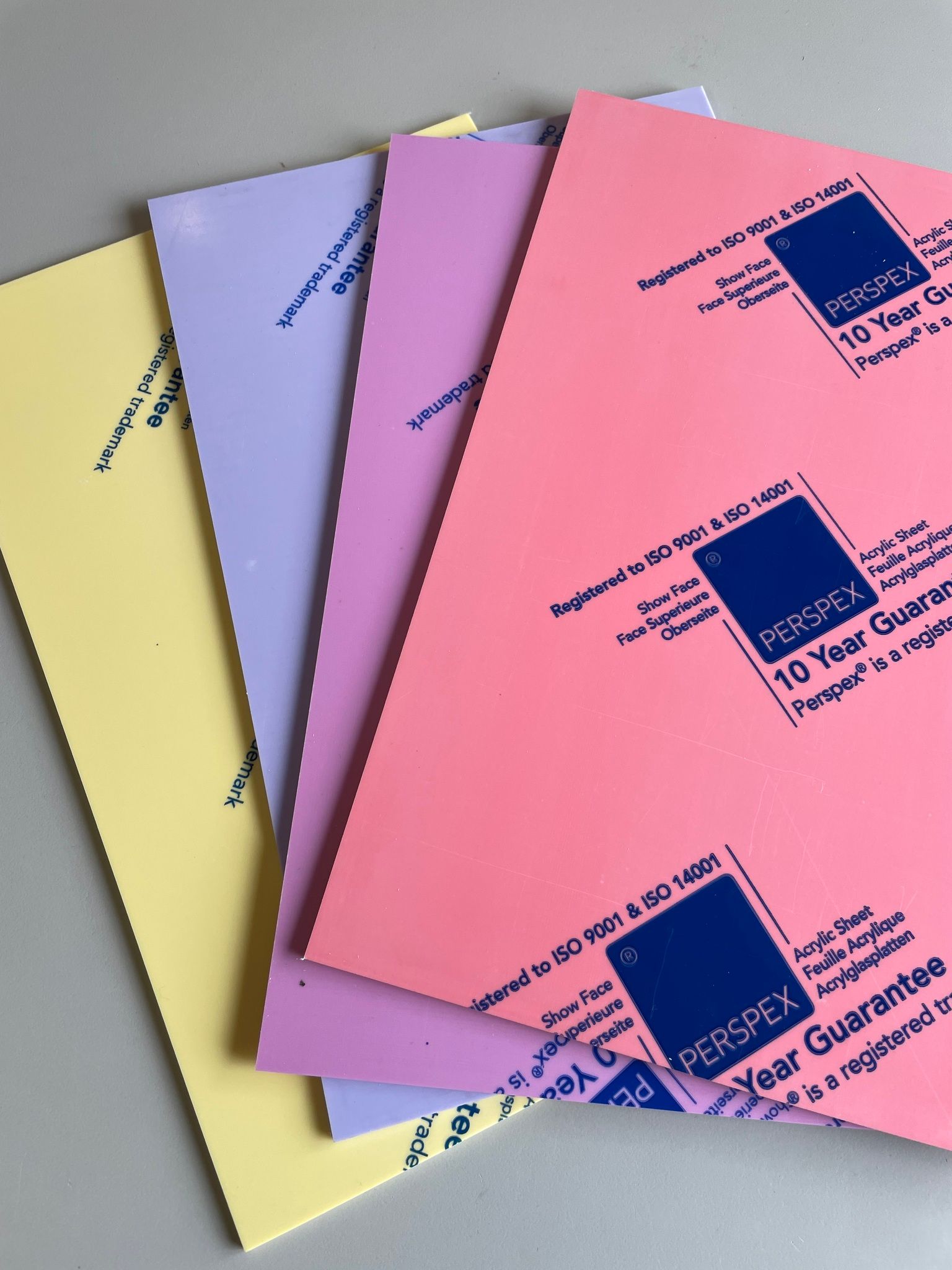 4-pack Akrylpaket pastell