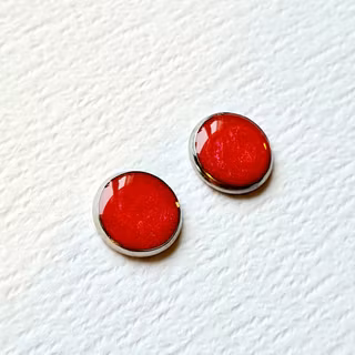 Rosa - Örhängen (12 mm)