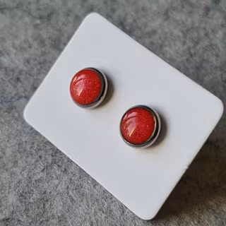 Örhänge MINI - rosa (8 mm)