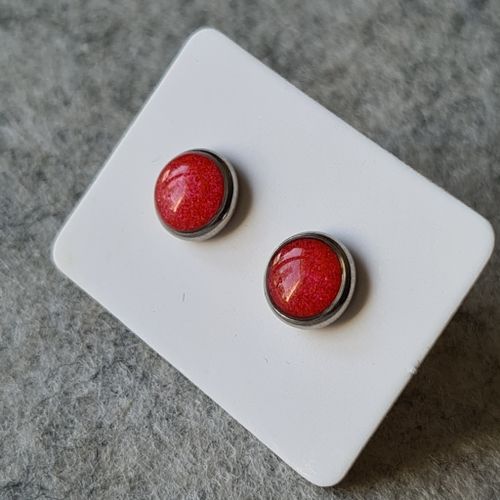 Örhänge MINI - rosa (8 mm)