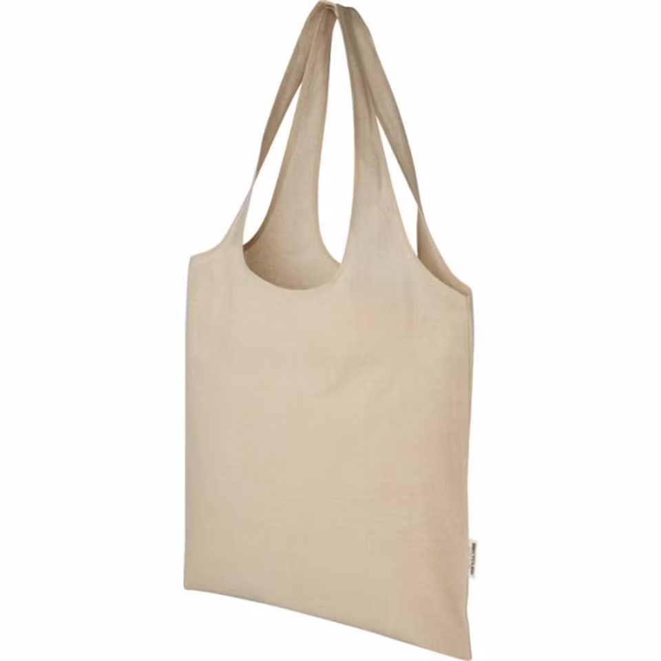 Tygväska i modern design, återvunnen