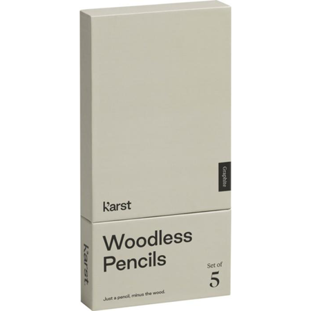 Karst® 5-pack träfria grafitpennor