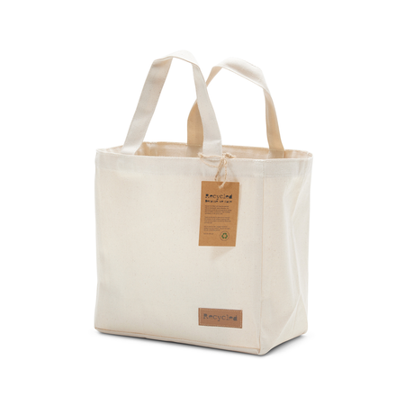 Lunchbag i återvunnen bomull