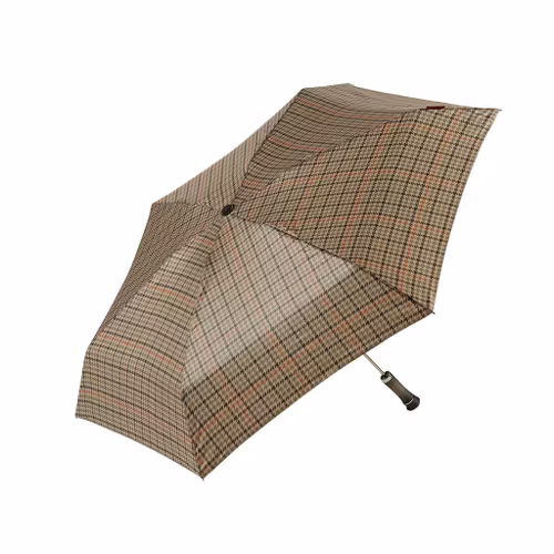 Tweedparaply med klassisk layout