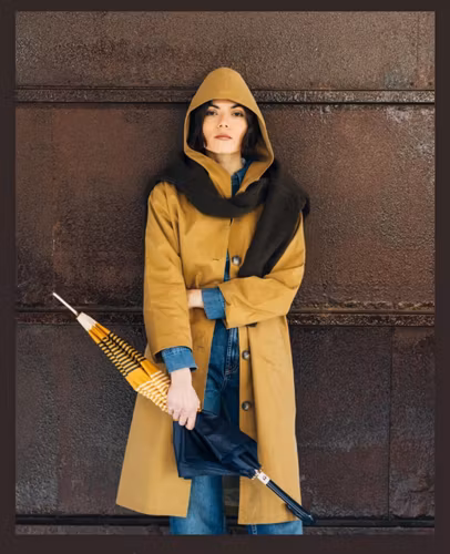 Nya Paraply #10608 flerfärgade mönstret