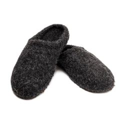 Ulle, MOHAIR SEAMLESS MOHAIRTOFFLA UNISEX, Dark Grey