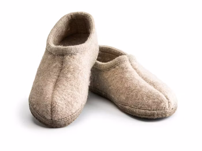Ulle, ORIGINAL HIGH ULLTOFFLA UNISEX, Beige Melange