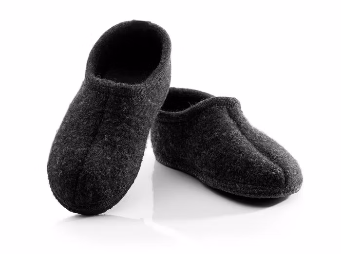 Ulle, ORIGINAL HIGH ULLTOFFLA UNISEX, Black Melange