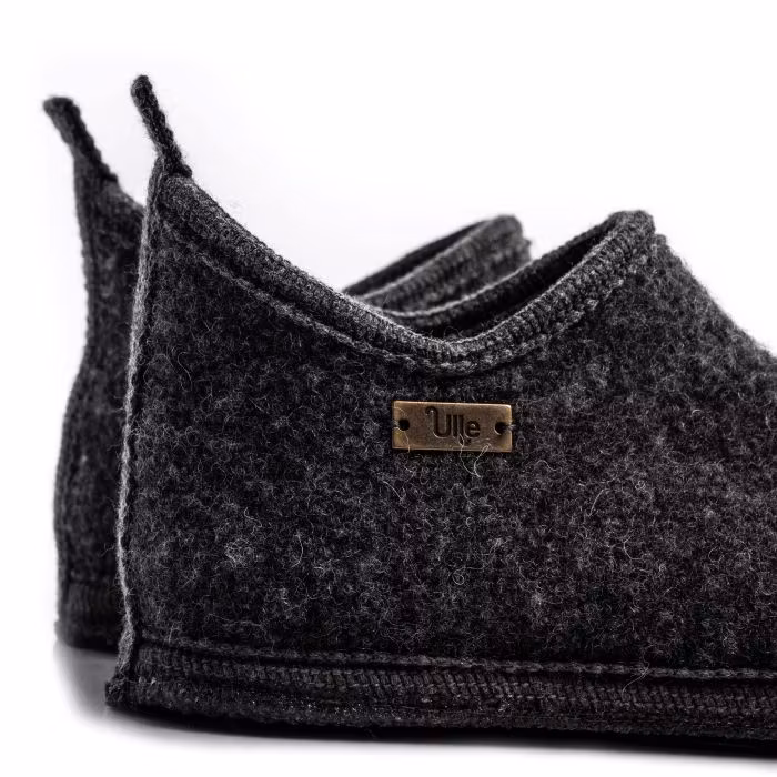 Ulle, COTTAGE ULLTOFFLA UNISEX, Dark Grey Melange