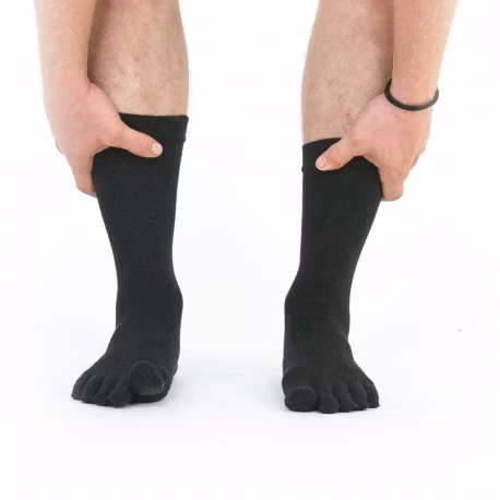 FUNQ.WEAR, Tåstrumpor, bomull svart