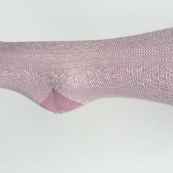 Medisox, TREND Stjärna, STRUMPOR DAM, stödstrumpa Dimrosa/natur