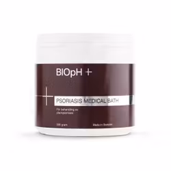 BIOpH Psoriasis medical bath 500 g. Fotbad för personer med plackpsoriasis