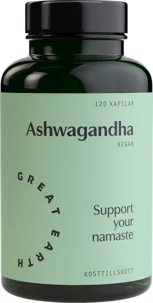 Great Earth, Ashwagandha, 120 kapslar