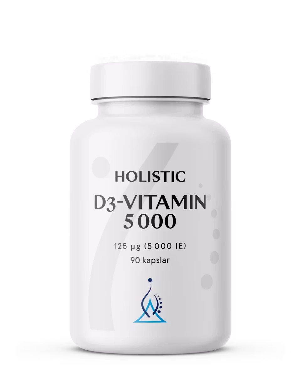 HOLISTIC, D3-VITAMIN 5000,  90 KAPSLAR