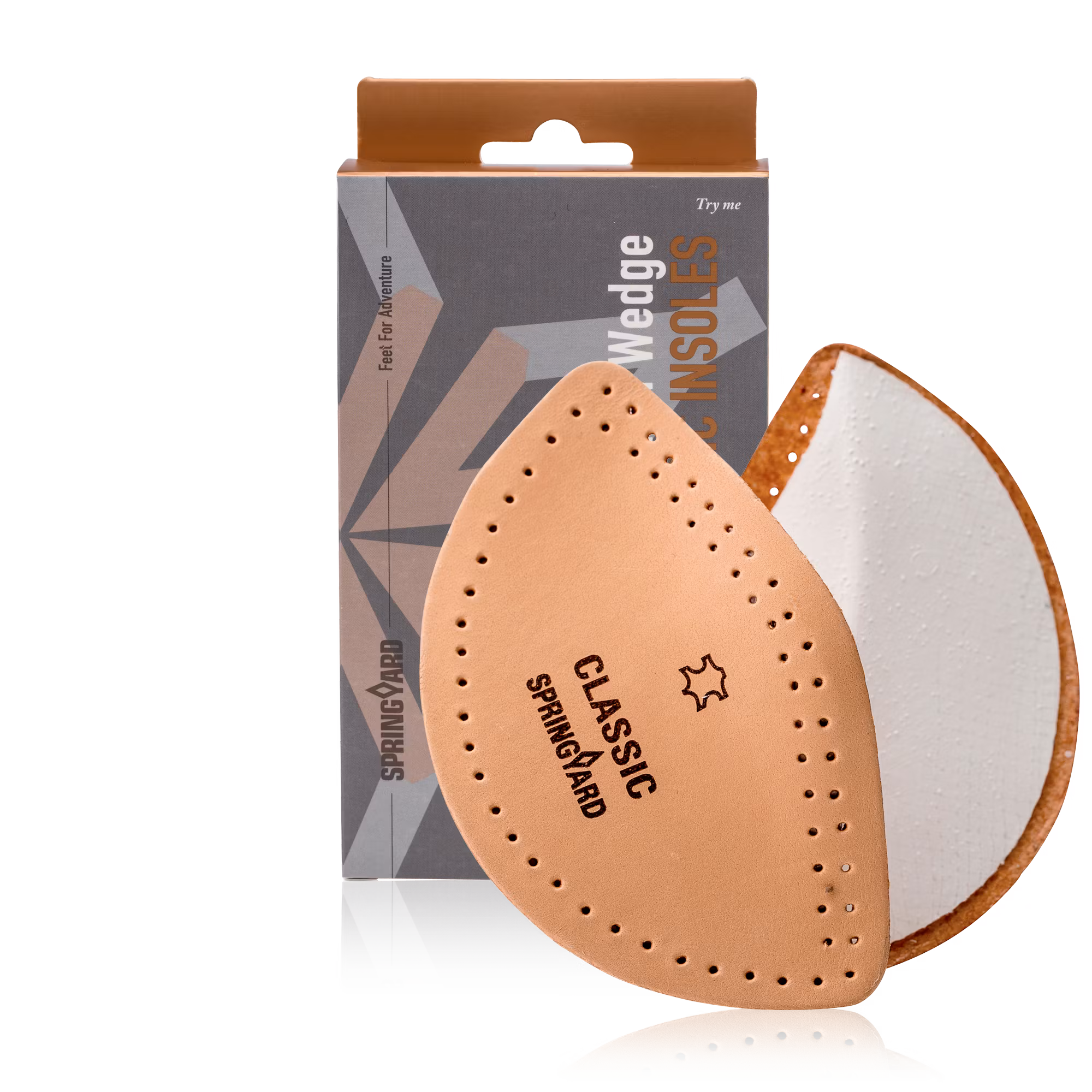 Springyard, LEATHER ARCH WEDGE hålfotsstöd