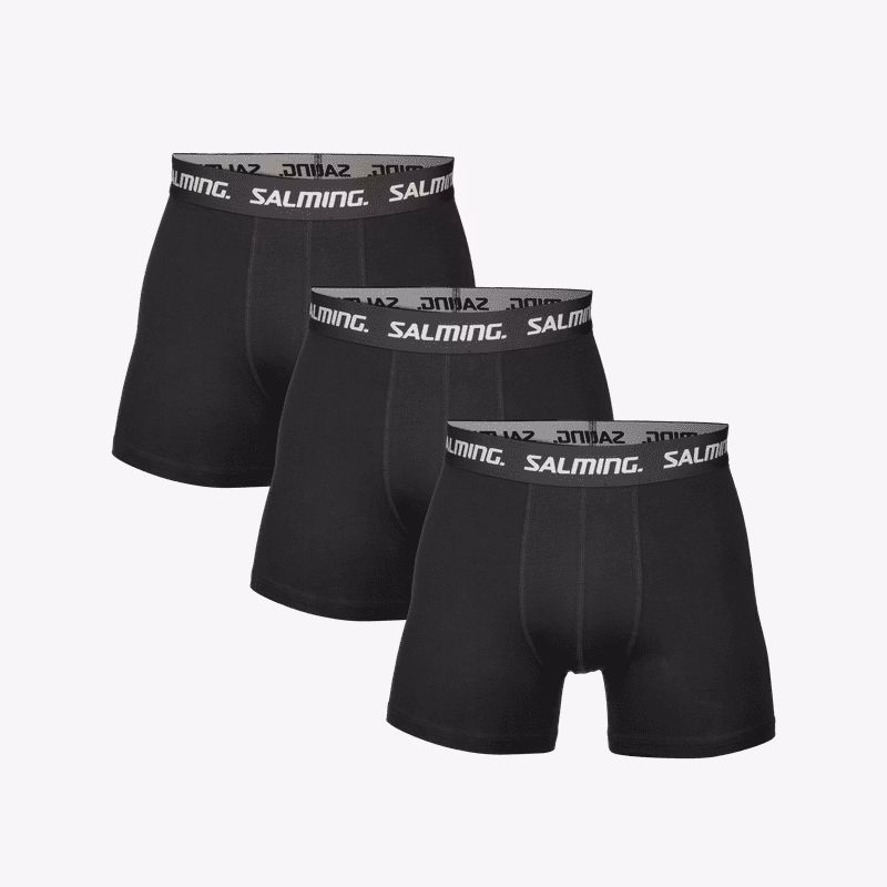 Salming NY DESIGN! 3-pack Cotton Boxer, black