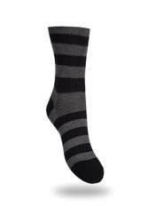 Medisox, PROSOX ANKEL, bomull Tunn sula, Dam och Herr, Svart/Antracit