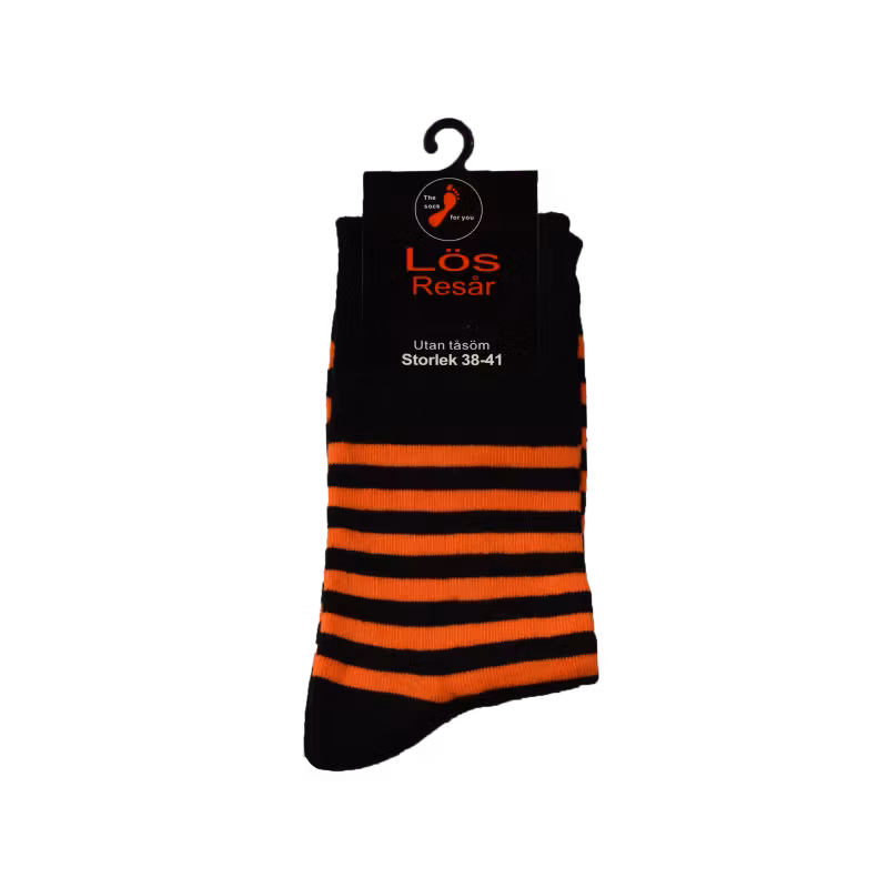 Markoma - Lös resår utan tåsöm randig - Bomull