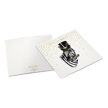 Hello Zebra – Let’s Celebrate!– Cards by Jojo