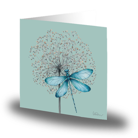 Blue Dragonfly – Cards by Jojo