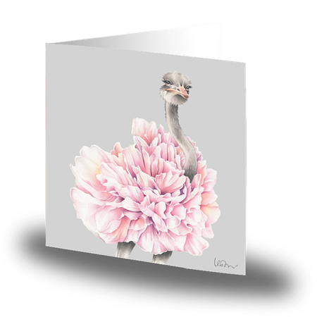 Prima Ostrich – Cards by Jojo