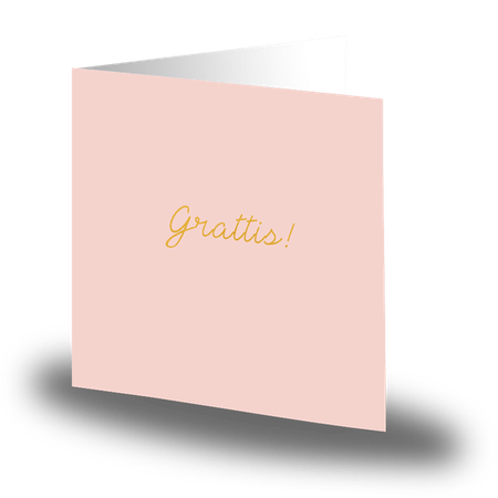 Nude Apricot – Grattis! – Cards by Jojo