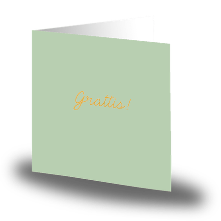 Dusty Green – Grattis! – Cards by Jojo