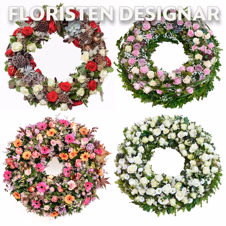 Fröken Färg Krans – Välj din egna färg och storlek