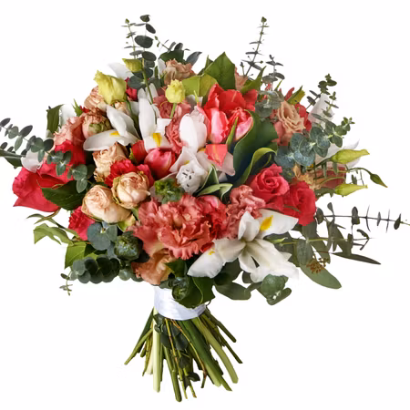 Stående bukett i en härlig harmoni