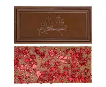 Organic Moomin Chocolate Little My – Mjölkchoklad 41% med hallon